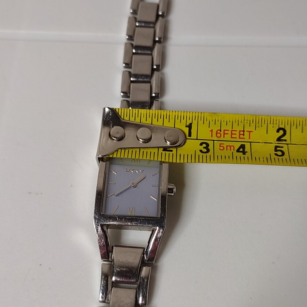 Light Blue And Silver Tone DKNY Watch With Metal Band - Picture 12 of 13